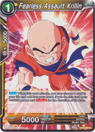 Fearless Assault Krillin (Reprint) (BT6-089) [Battle Evolution Booster] | Dragon's Lair Comics and Fantasy Houston TX