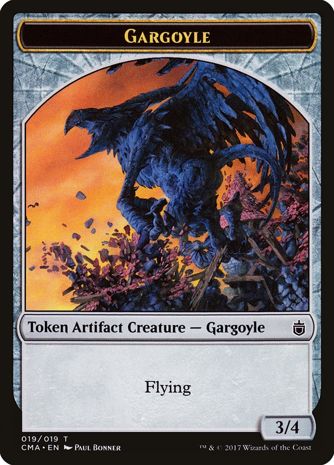 Gargoyle Token [Commander Anthology Tokens] | Dragon's Lair Comics and Fantasy Houston TX