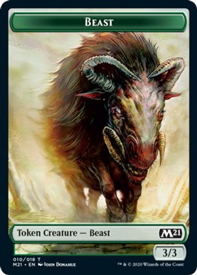 Beast // Insect Double-Sided Token [Challenger Decks 2021 Tokens] | Dragon's Lair Comics and Fantasy Houston TX