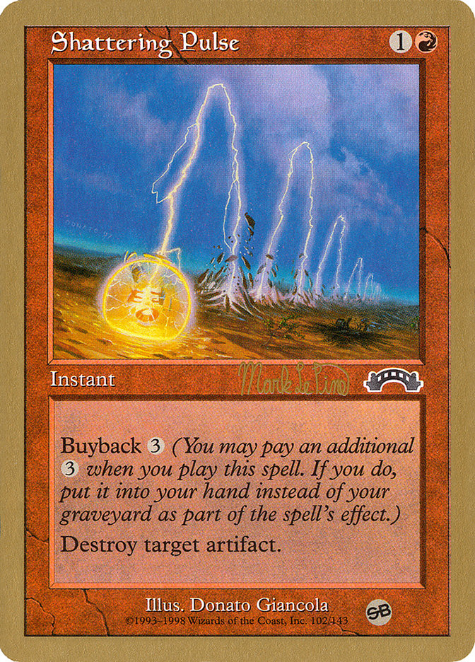 Shattering Pulse (Mark Le Pine) (SB) [World Championship Decks 1999] | Dragon's Lair Comics and Fantasy Houston TX