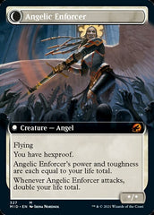 Enduring Angel // Angelic Enforcer (Extended Art) [Innistrad: Midnight Hunt] | Dragon's Lair Comics and Fantasy Houston TX