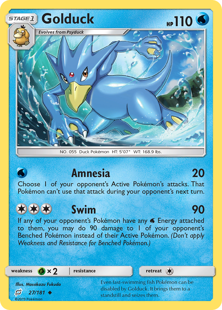 Golduck (27/181) [Sun & Moon: Team Up] | Dragon's Lair Comics and Fantasy Houston TX