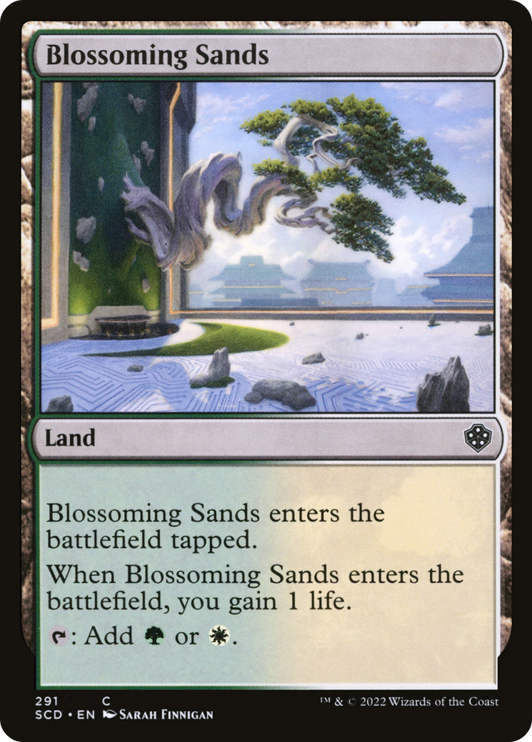 Blossoming Sands [Starter Commander Decks] | Dragon's Lair Comics and Fantasy Houston TX