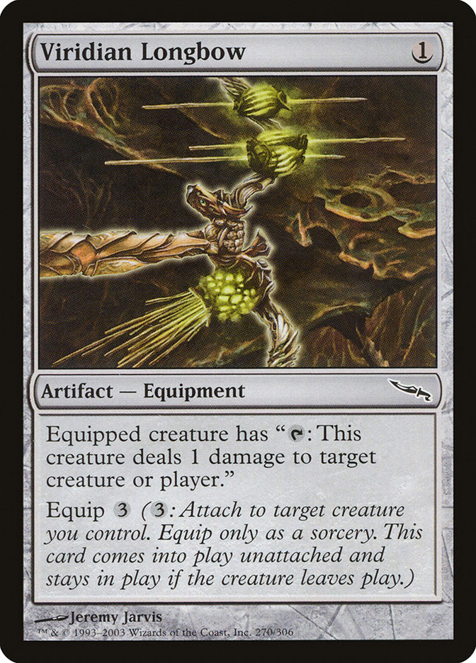 Viridian Longbow [Mirrodin] | Dragon's Lair Comics and Fantasy Houston TX