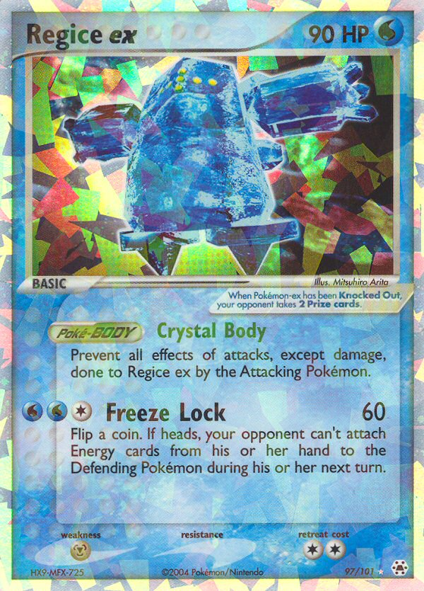 Regice ex (97/101) [EX: Hidden Legends] | Dragon's Lair Comics and Fantasy Houston TX