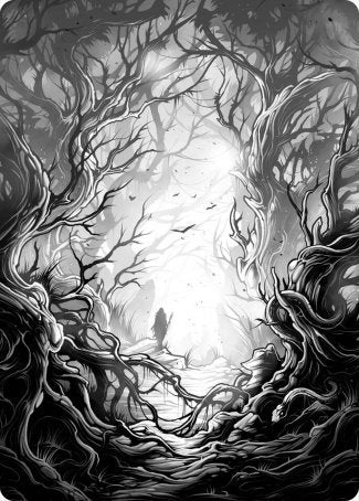 Forest 1 Art Card [Innistrad: Midnight Hunt Art Series] | Dragon's Lair Comics and Fantasy Houston TX