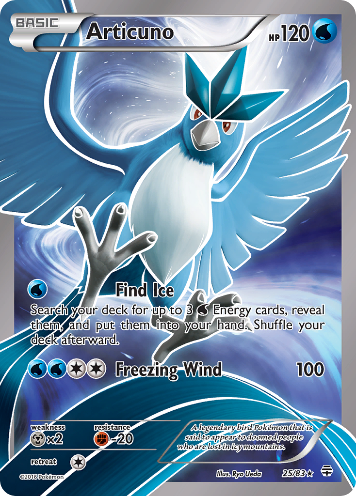 Articuno (25/83) [XY: Generations] | Dragon's Lair Comics and Fantasy Houston TX