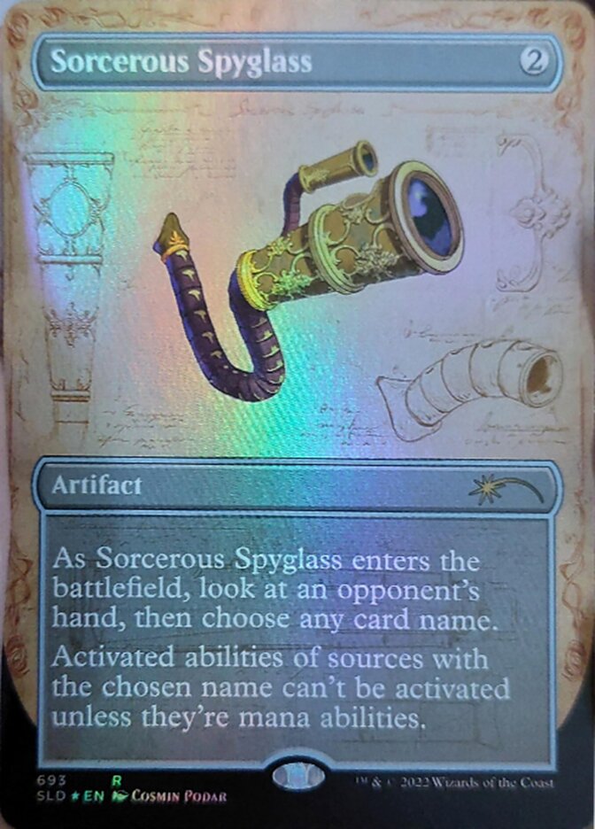 Sorcerous Spyglass (Blueprint) [Secret Lair Drop Promos] | Dragon's Lair Comics and Fantasy Houston TX