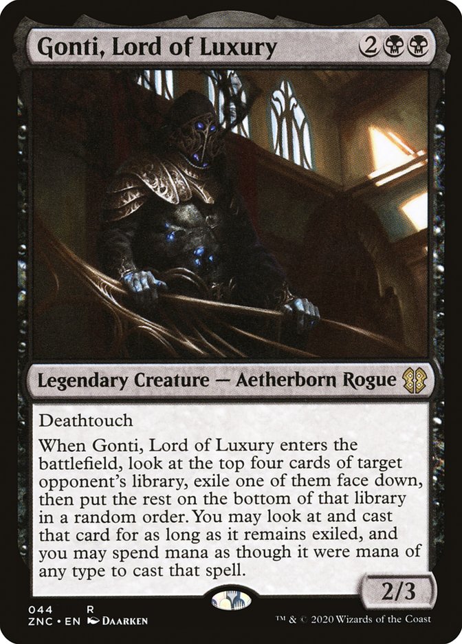 Gonti, Lord of Luxury [Zendikar Rising Commander] | Dragon's Lair Comics and Fantasy Houston TX