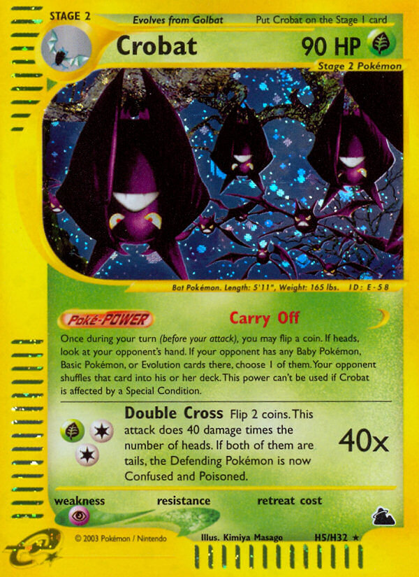 Crobat (H5/H32) [Skyridge] | Dragon's Lair Comics and Fantasy Houston TX