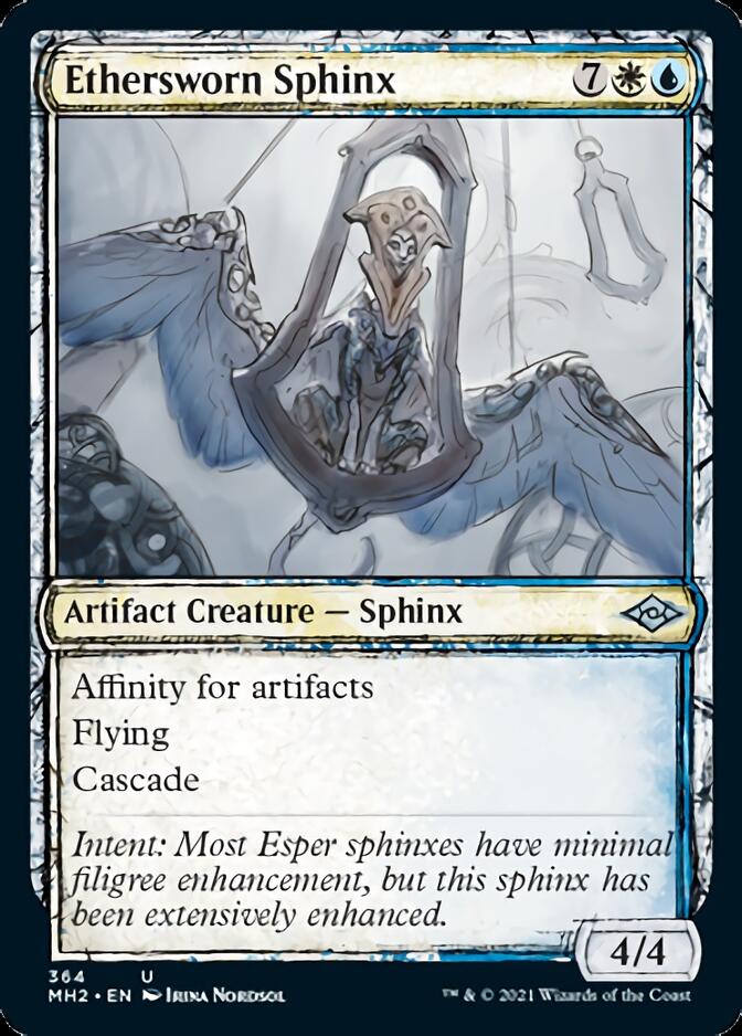 Ethersworn Sphinx (Sketch) [Modern Horizons 2] | Dragon's Lair Comics and Fantasy Houston TX