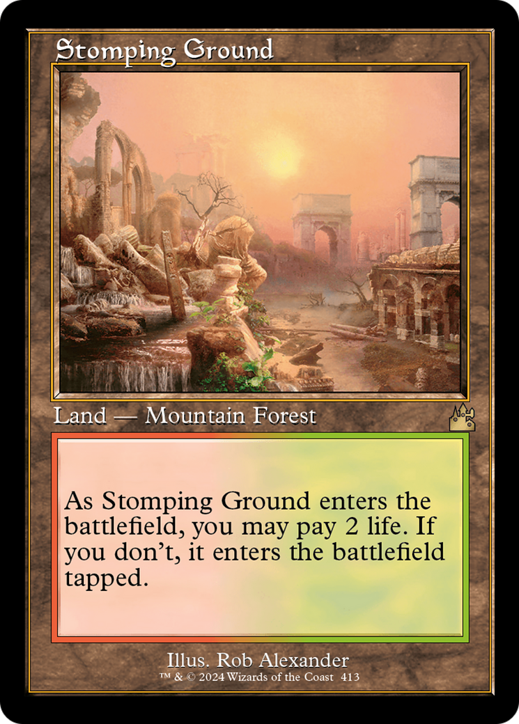 Stomping Ground (Retro) [Ravnica Remastered] | Dragon's Lair Comics and Fantasy Houston TX