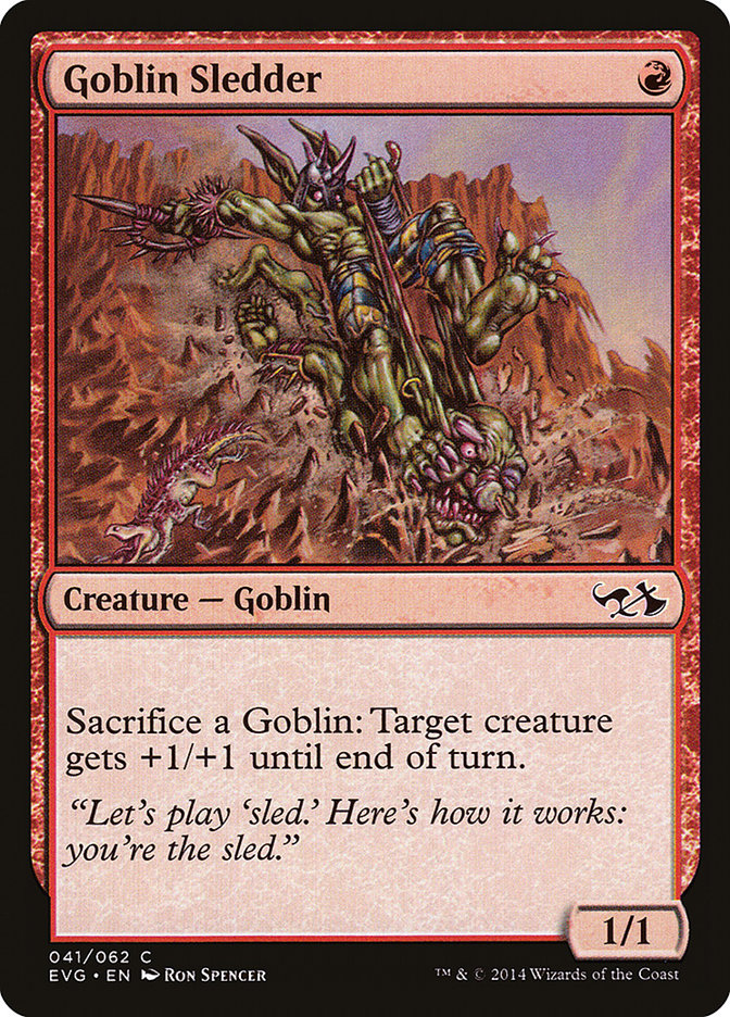 Goblin Sledder (Elves vs. Goblins) [Duel Decks Anthology] | Dragon's Lair Comics and Fantasy Houston TX