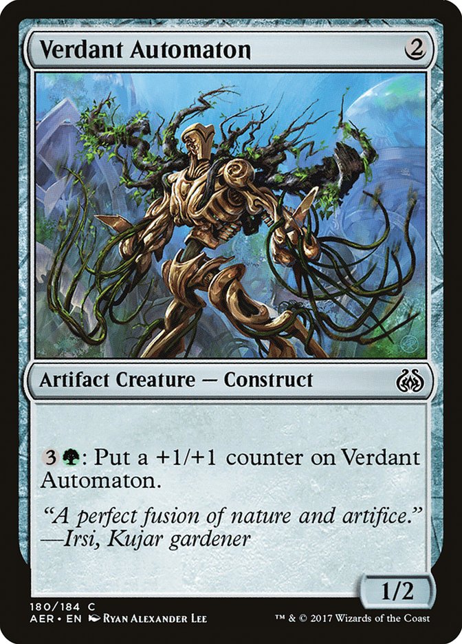 Verdant Automaton [Aether Revolt] | Dragon's Lair Comics and Fantasy Houston TX