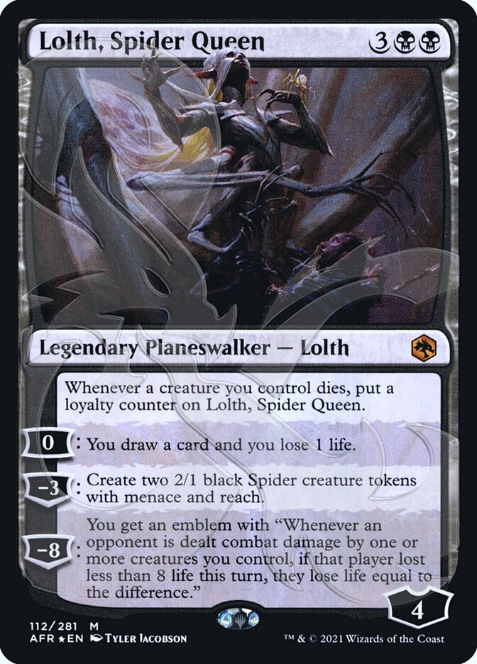 Lolth, Spider Queen (Ampersand Promo) [Dungeons & Dragons: Adventures in the Forgotten Realms Promos] | Dragon's Lair Comics and Fantasy Houston TX