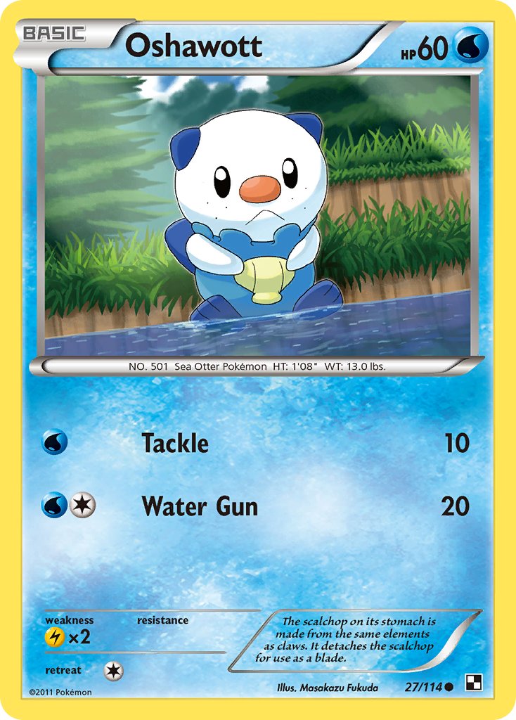 Oshawott (27/114) [Alternate Art Promos] | Dragon's Lair Comics and Fantasy Houston TX