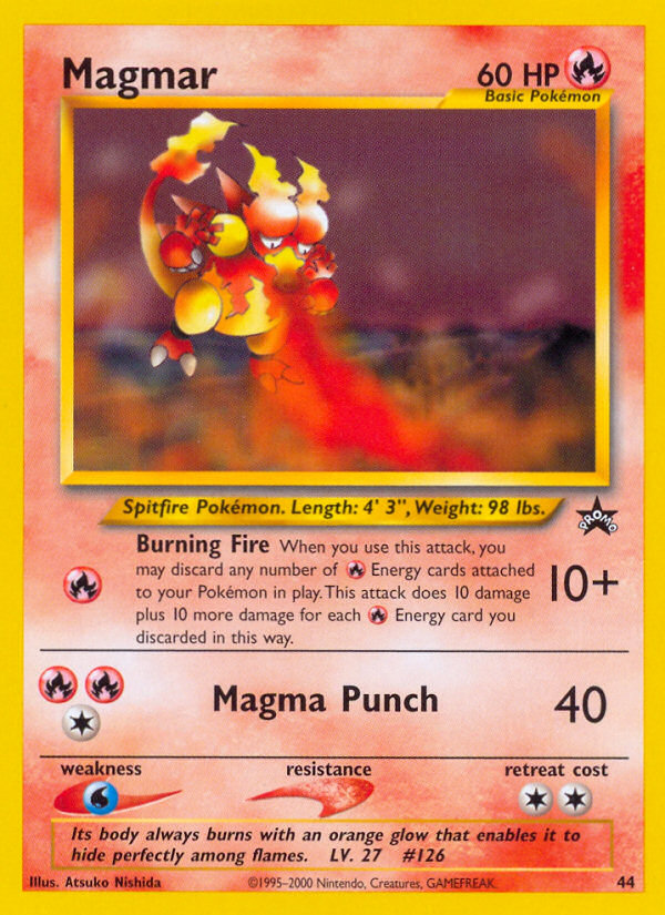 Magmar (44) [Wizards of the Coast: Black Star Promos] | Dragon's Lair Comics and Fantasy Houston TX