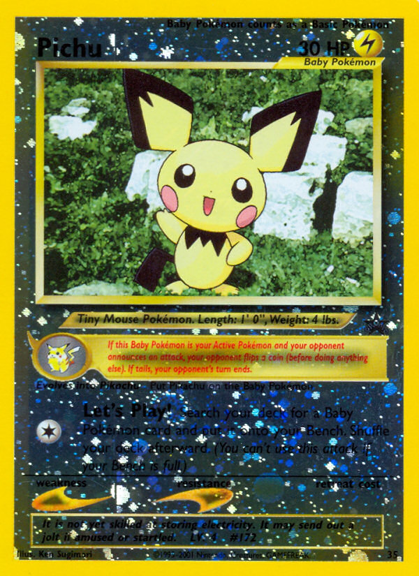 Pichu (35) [Wizards of the Coast: Black Star Promos] | Dragon's Lair Comics and Fantasy Houston TX