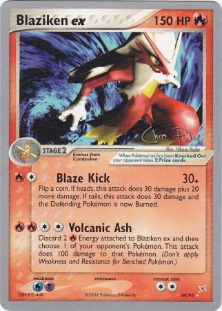 Blaziken ex (89/95) (Blaziken Tech - Chris Fulop) [World Championships 2004] | Dragon's Lair Comics and Fantasy Houston TX