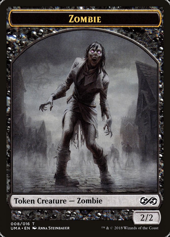 Zombie Token [Ultimate Masters Tokens] | Dragon's Lair Comics and Fantasy Houston TX