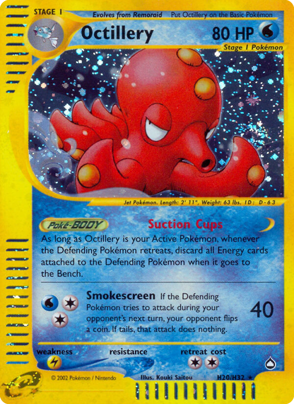 Octillery (H20/H32) [Aquapolis] | Dragon's Lair Comics and Fantasy Houston TX