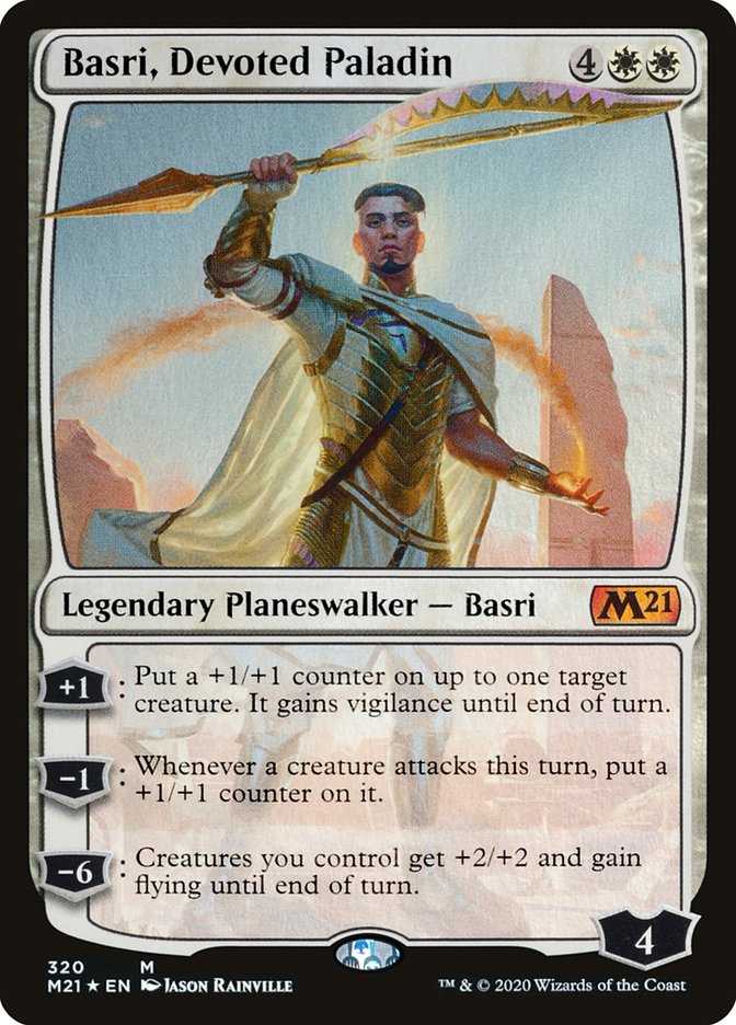 Basri, Devoted Paladin [Core Set 2021] | Dragon's Lair Comics and Fantasy Houston TX