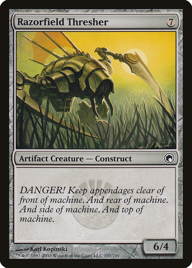 Razorfield Thresher [Scars of Mirrodin] | Dragon's Lair Comics and Fantasy Houston TX