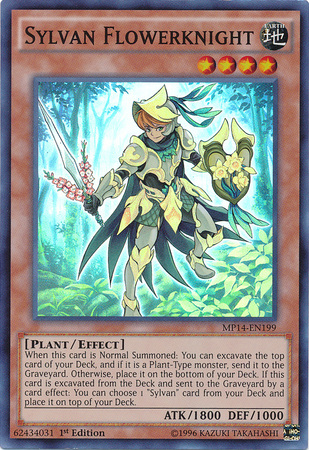 Sylvan Flowerknight [MP14-EN199] Super Rare | Dragon's Lair Comics and Fantasy Houston TX