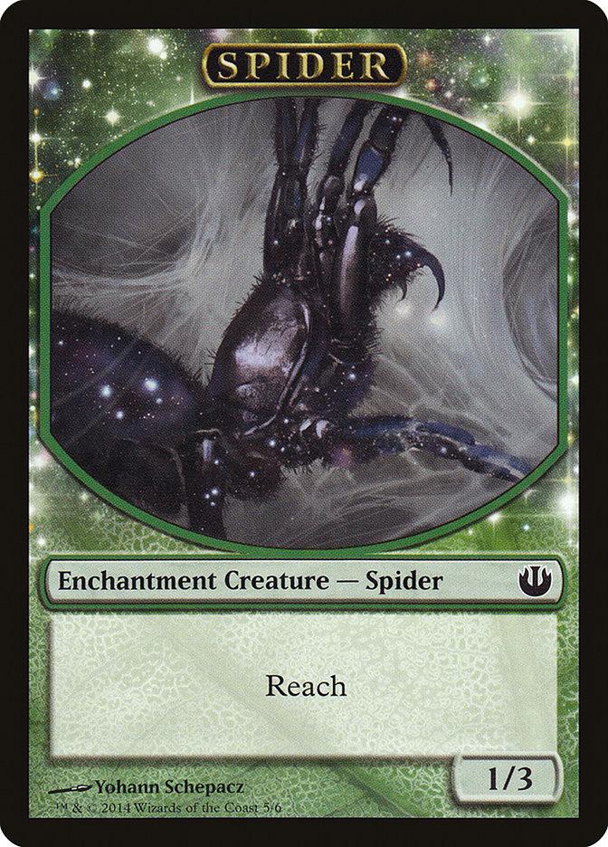 Spider Token [Journey into Nyx Tokens] | Dragon's Lair Comics and Fantasy Houston TX