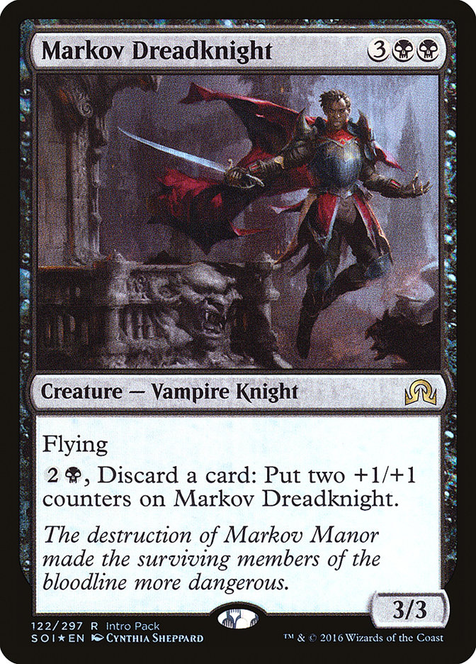 Markov Dreadknight (Intro Pack) [Shadows over Innistrad Promos] | Dragon's Lair Comics and Fantasy Houston TX