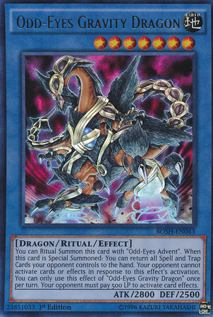 Odd-Eyes Gravity Dragon [BOSH-EN043] Ultra Rare | Dragon's Lair Comics and Fantasy Houston TX