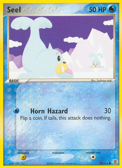 Seel (78/112) [EX: FireRed & LeafGreen] | Dragon's Lair Comics and Fantasy Houston TX