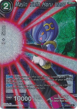 Majin Twin Haru Haru (Foil) (EX02-07) [Dark Demon's Villains] | Dragon's Lair Comics and Fantasy Houston TX