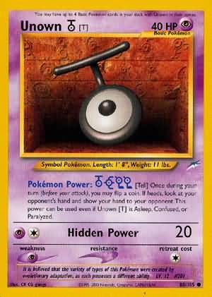 Unown [T] (88/105) [Neo Destiny Unlimited] | Dragon's Lair Comics and Fantasy Houston TX