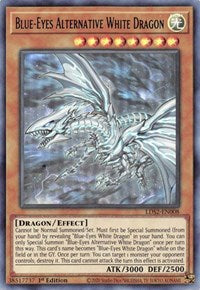 Blue-Eyes Alternative White Dragon (Green) [LDS2-EN008] Ultra Rare | Dragon's Lair Comics and Fantasy Houston TX