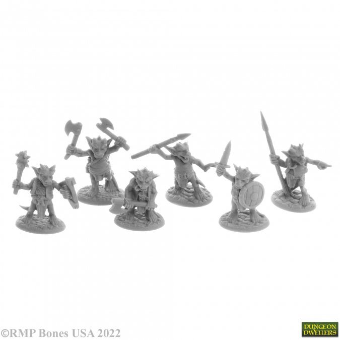 Reaper Bones: Ratpelt Kobold Mooks (6) | Dragon's Lair Comics and Fantasy Houston TX