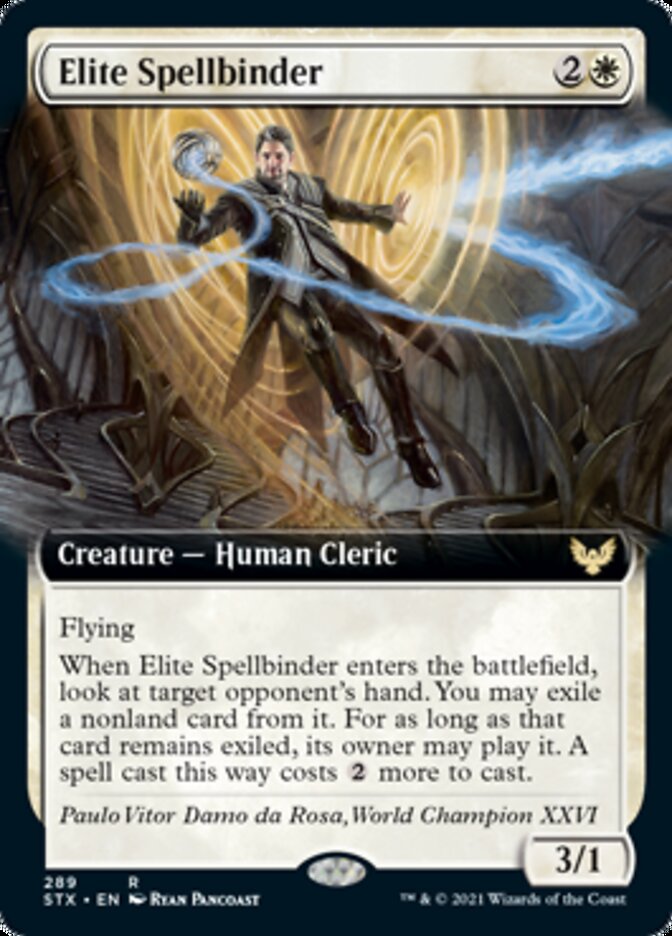 Elite Spellbinder (Extended Art) [Strixhaven: School of Mages] | Dragon's Lair Comics and Fantasy Houston TX