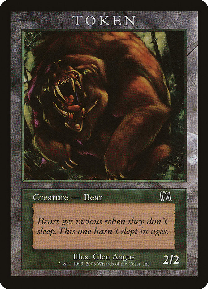 Bear Token [Magic Player Rewards 2003] | Dragon's Lair Comics and Fantasy Houston TX