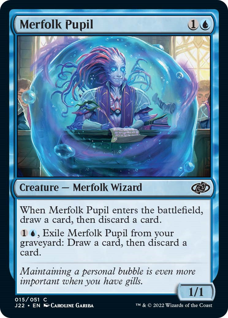 Merfolk Pupil [Jumpstart 2022] | Dragon's Lair Comics and Fantasy Houston TX