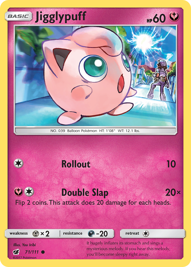 Jigglypuff (71/111) [Sun & Moon: Crimson Invasion] | Dragon's Lair Comics and Fantasy Houston TX