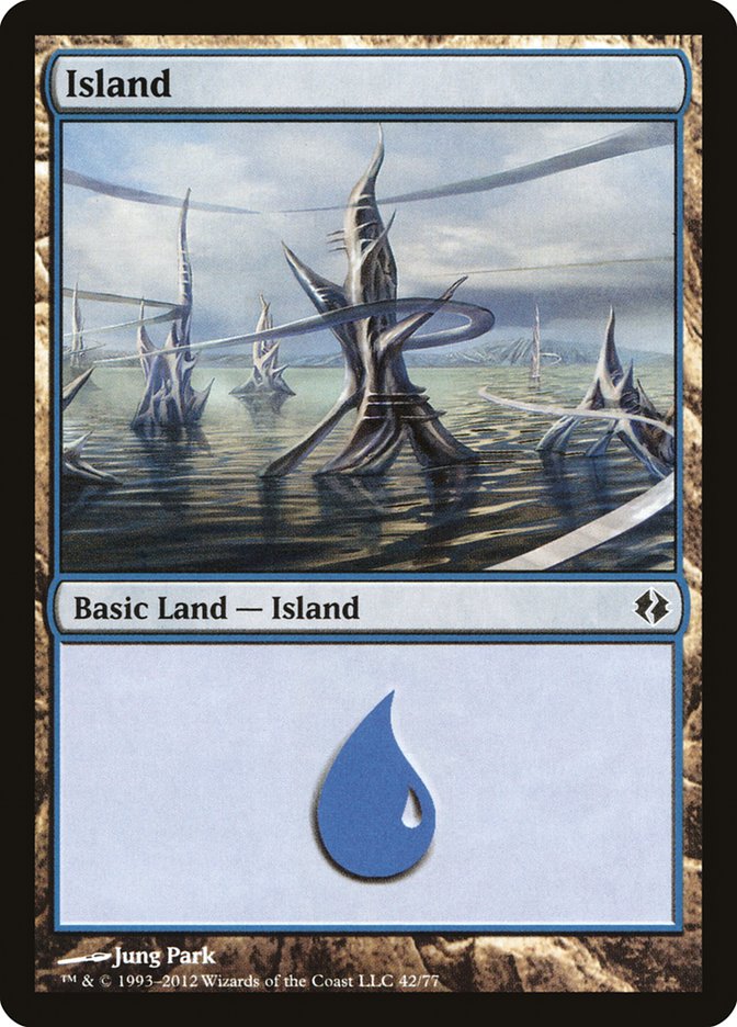 Island (42) [Duel Decks: Venser vs. Koth] | Dragon's Lair Comics and Fantasy Houston TX