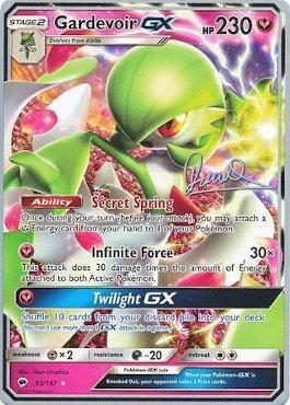 Gardevoir GX (93/147) (Infinite Force - Diego Cassiraga) [World Championships 2017] | Dragon's Lair Comics and Fantasy Houston TX