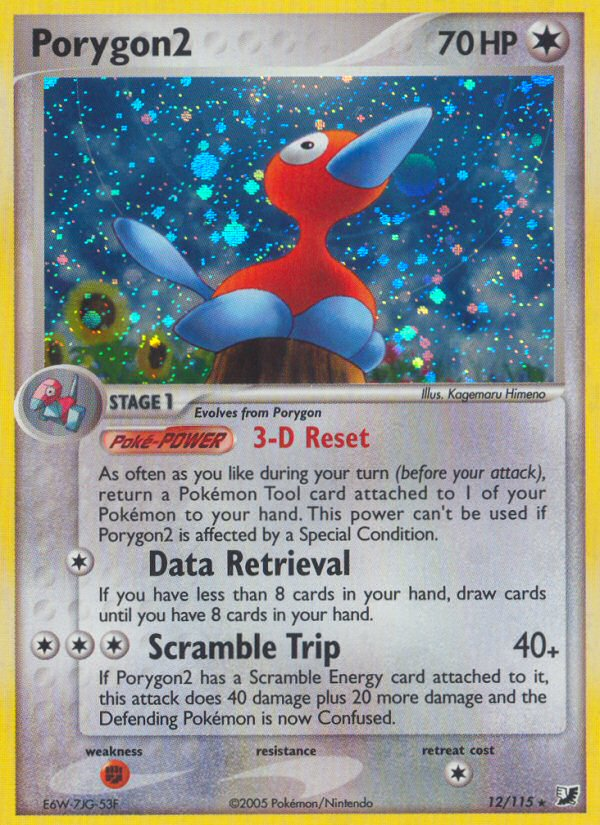 Porygon2 (12/115) [EX: Unseen Forces] | Dragon's Lair Comics and Fantasy Houston TX