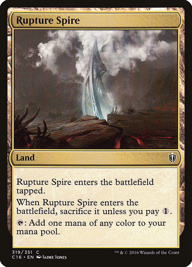 Rupture Spire [Commander 2016] | Dragon's Lair Comics and Fantasy Houston TX