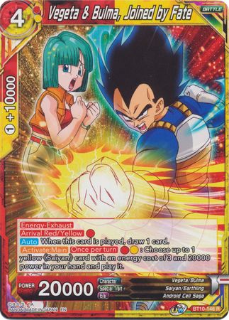 Vegeta & Bulma, Joined by Fate (BT10-146) [Rise of the Unison Warrior] | Dragon's Lair Comics and Fantasy Houston TX