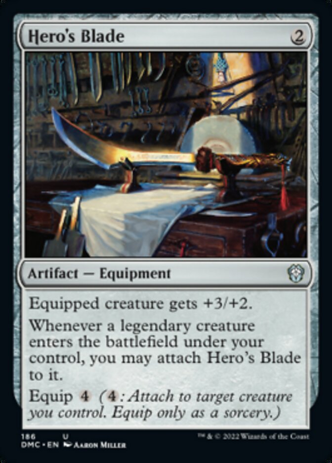 Hero's Blade [Dominaria United Commander] | Dragon's Lair Comics and Fantasy Houston TX