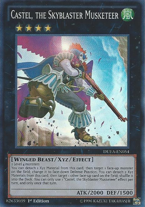 Castel, the Skyblaster Musketeer [DUEA-EN054] Super Rare | Dragon's Lair Comics and Fantasy Houston TX