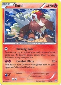 Entei (14/98) (Cosmos Holo) (Blister Exclusive) [XY: Ancient Origins] | Dragon's Lair Comics and Fantasy Houston TX