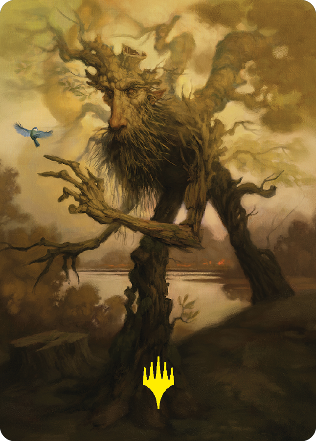 Treefolk Token Art Card (Gold-Stamped Signature) [The Lord of the Rings: Tales of Middle-earth Art Series] | Dragon's Lair Comics and Fantasy Houston TX