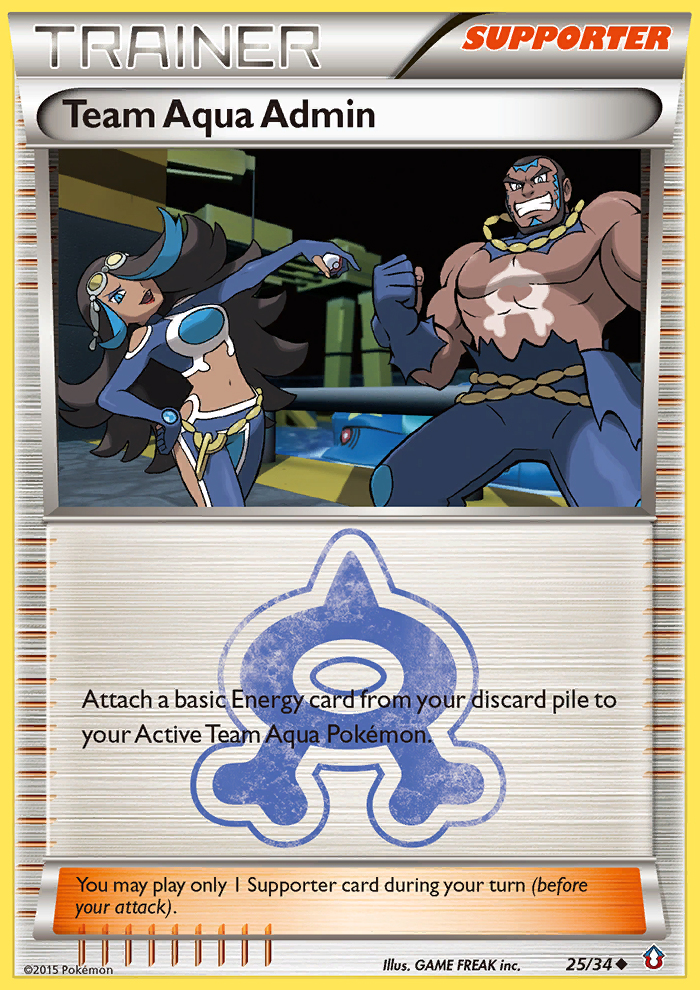 Team Aqua Admin (25/34) [XY: Double Crisis] | Dragon's Lair Comics and Fantasy Houston TX